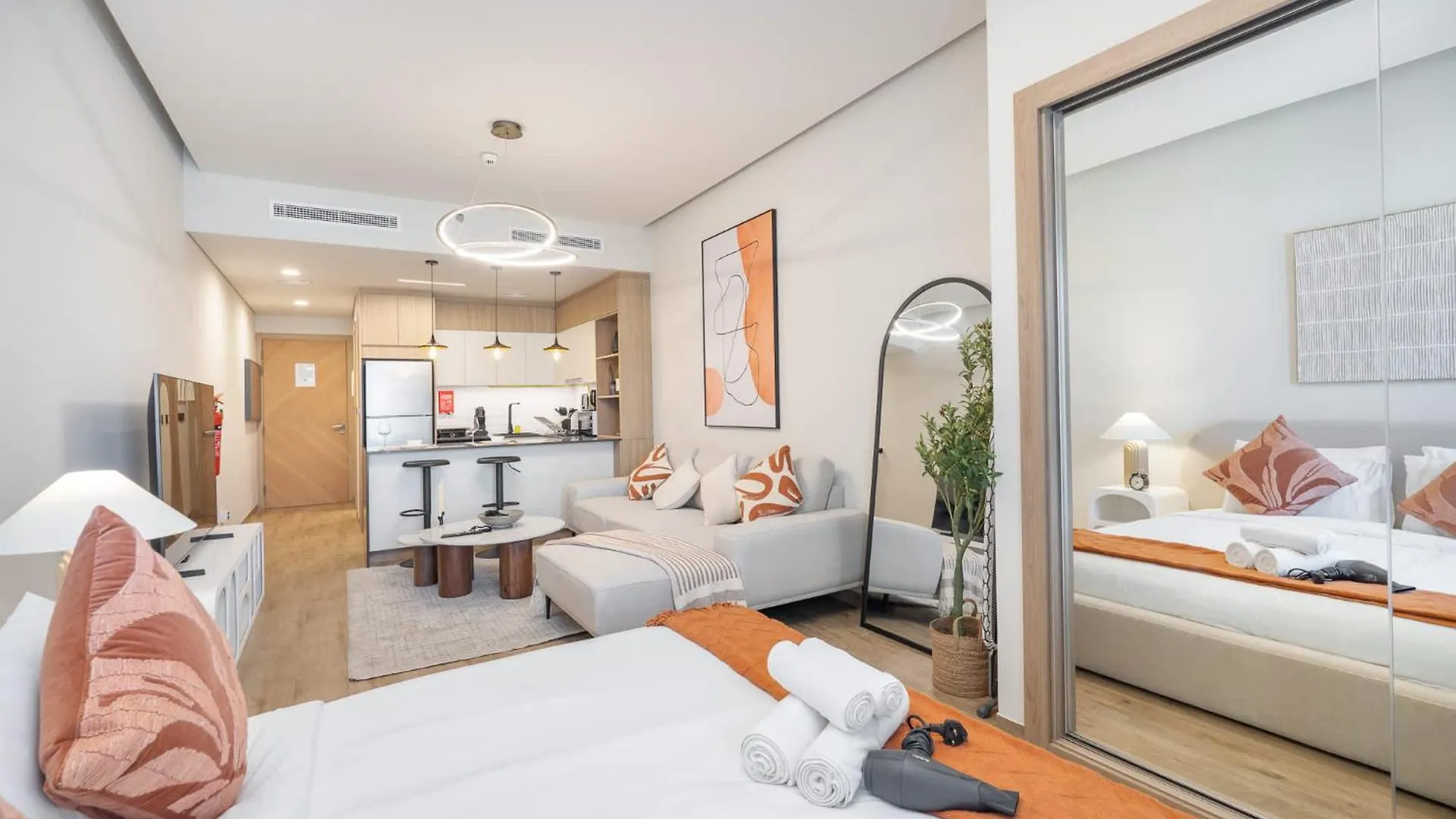 Chic Modern Studio Apartment For 2 In Jvc! Dubai